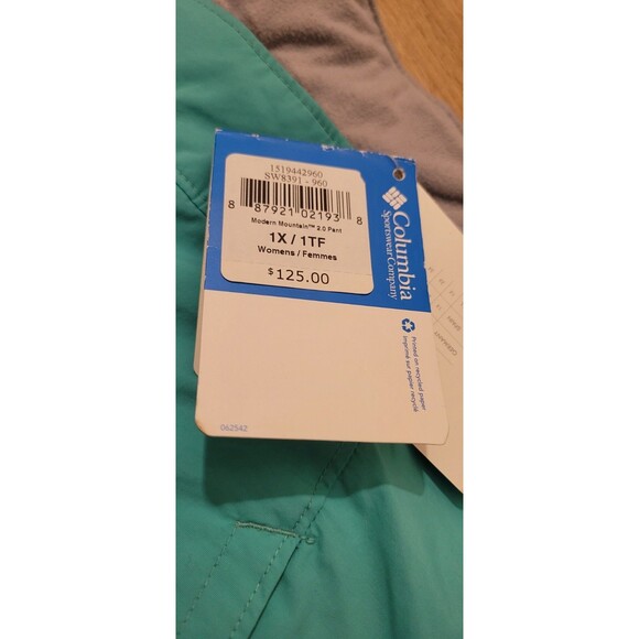 NWT Columbia Modern Mountain 2.0 Insulated Ski Snow Pants Women's Size 1X Blue - Picture 7 of 16